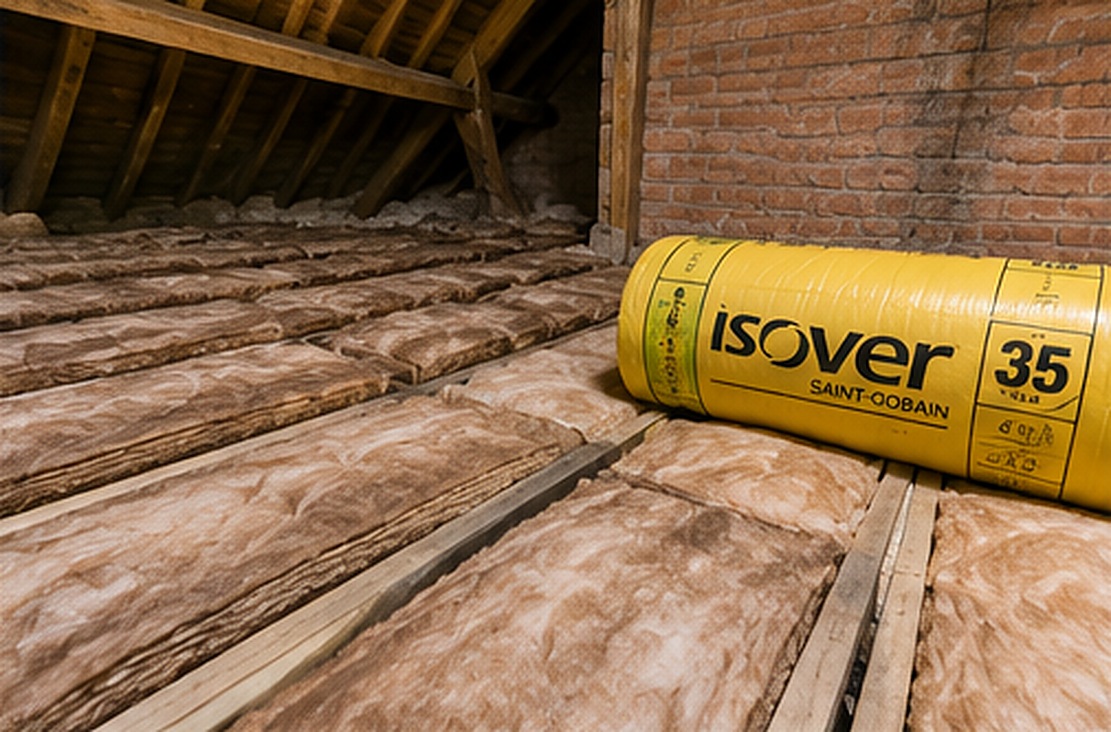 Rouleau d'isolant thermique sous combles